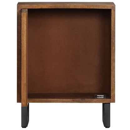vidaXL Bedside Cabinet 40x30x50 cm Solid Mango Wood - Brown