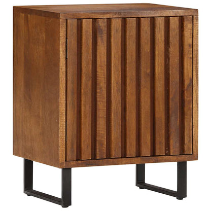 vidaXL Bedside Cabinet 40x30x50 cm Solid Mango Wood - Brown