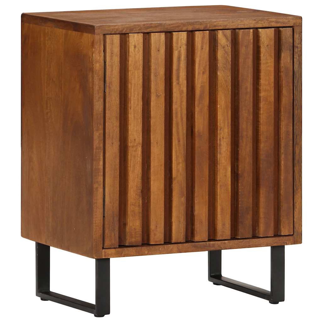 vidaXL Bedside Cabinet 40x30x50 cm Solid Mango Wood - Brown