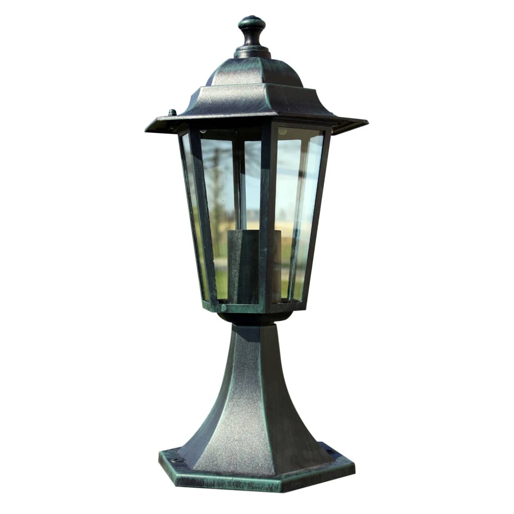 vidaXL Garden Light Dark Green/Black Aluminium