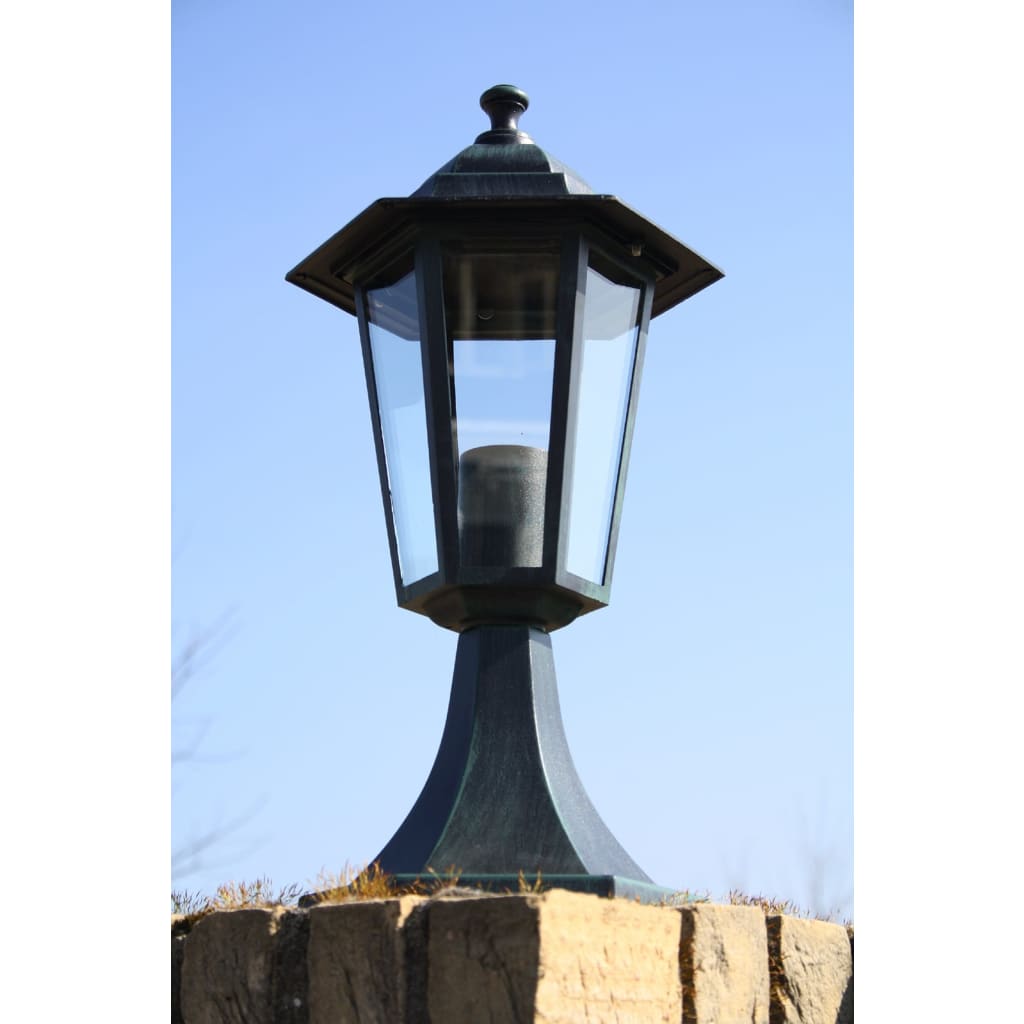 vidaXL Garden Light Dark Green/Black Aluminium