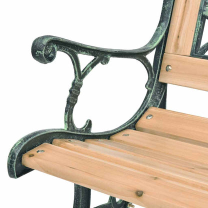 40261 vidaXL Garden Bench 122 cm Wood - Brown - 122 x 51 x 73 cm