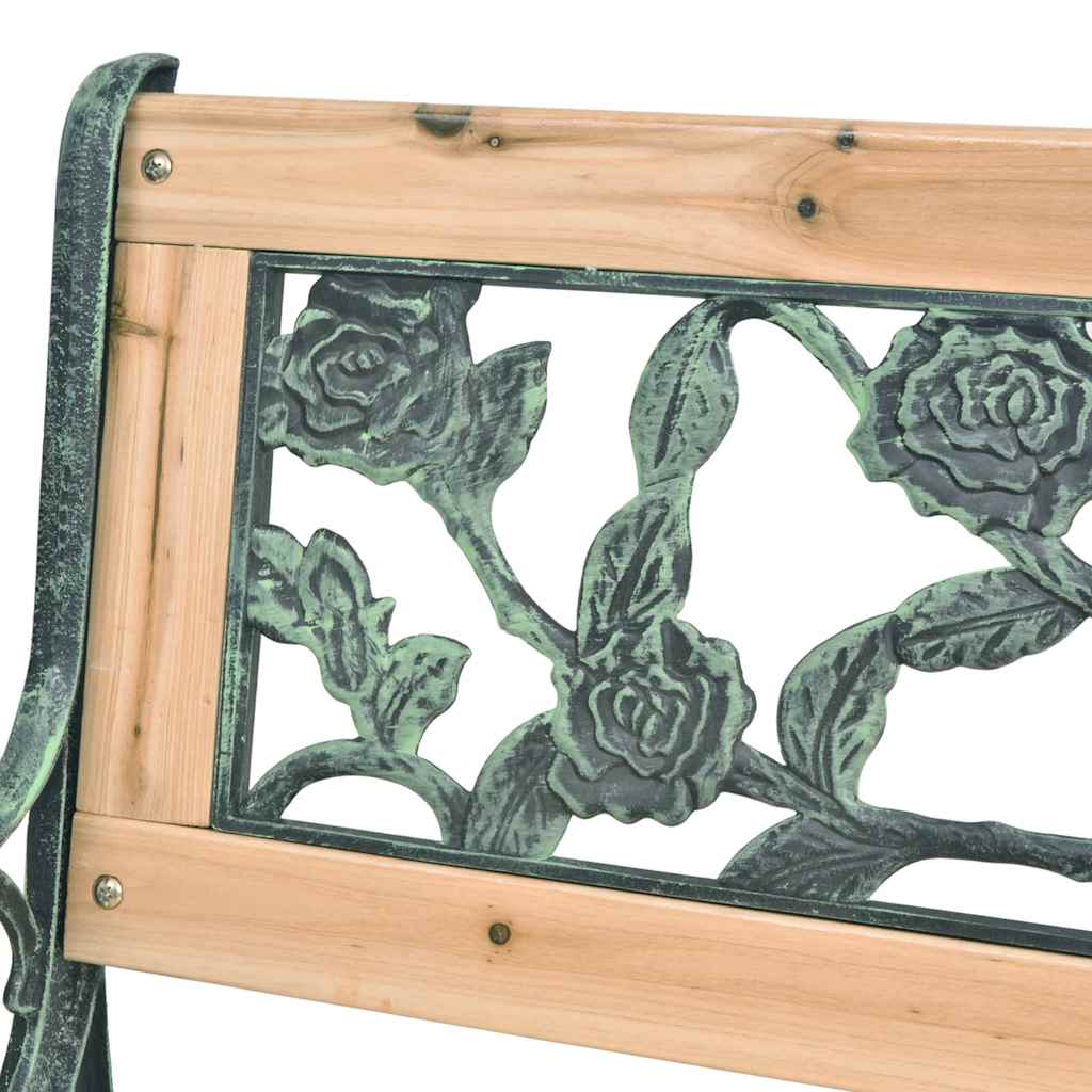 40261 vidaXL Garden Bench 122 cm Wood - Brown - 122 x 51 x 73 cm