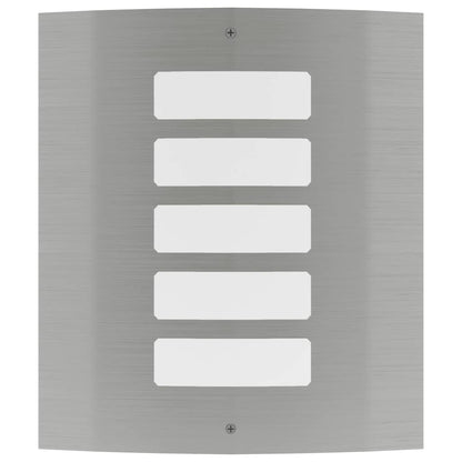 vidaXL Wall Lamp Waterproof Stainless Steel - Silver