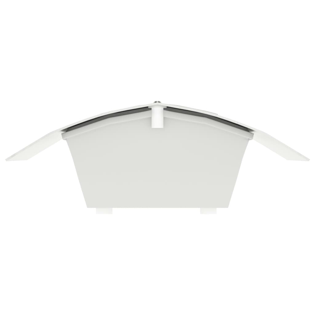 vidaXL Wall Lamp Waterproof Stainless Steel - Silver