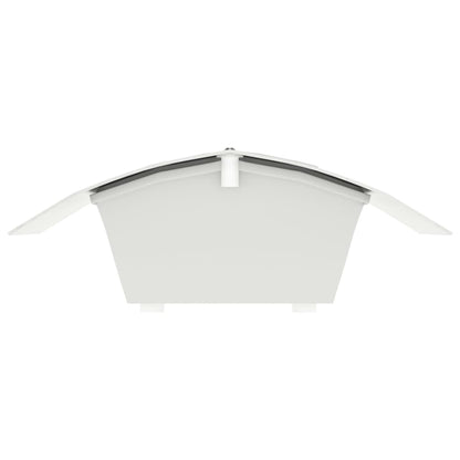 vidaXL Wall Lamp Waterproof Stainless Steel - Silver