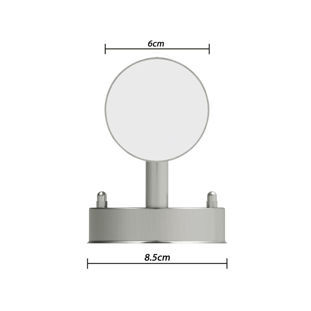 vidaXL Outdoor Wall Lamp with Motion Detector Stainless Steel - Silver