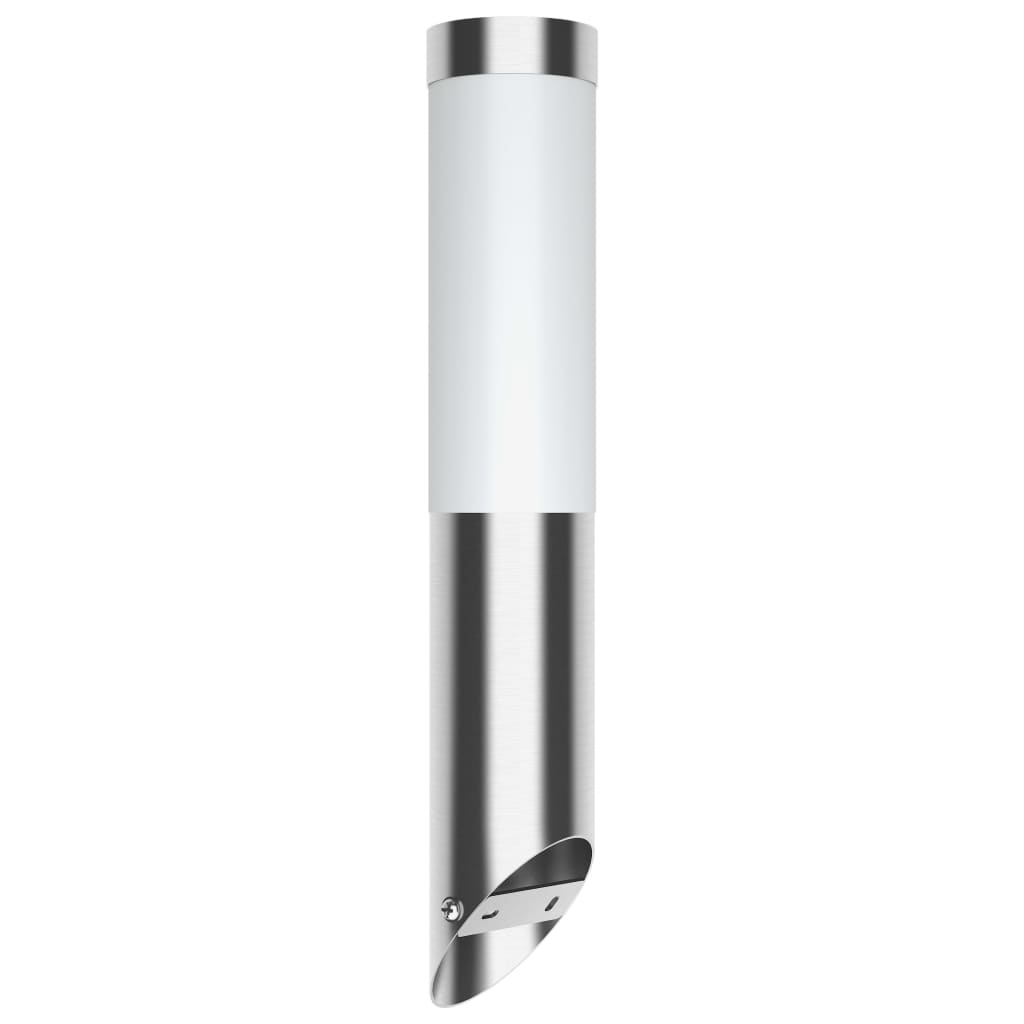 vidaXL Wall Lamp Waterproof Stainless Steel 60 W - Silver