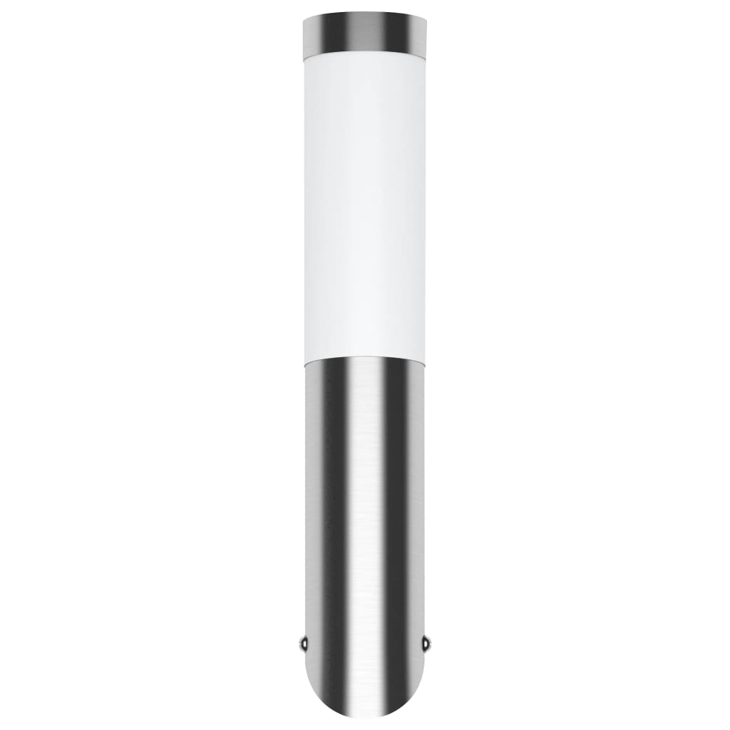 vidaXL Wall Lamp Waterproof Stainless Steel 60 W - Silver