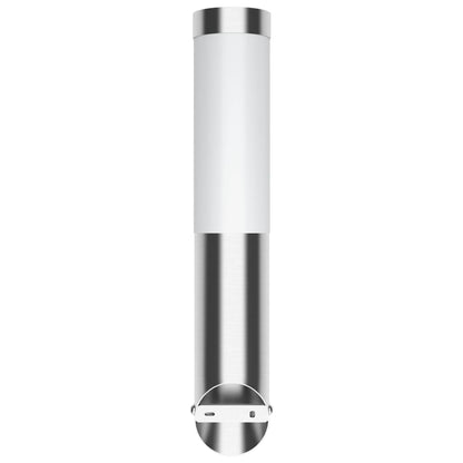 vidaXL Wall Lamp Waterproof Stainless Steel 60 W - Silver