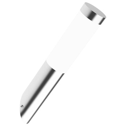 vidaXL Wall Lamp Waterproof Stainless Steel 60 W - Silver