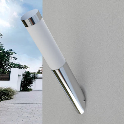 vidaXL Wall Lamp Waterproof Stainless Steel 60 W - Silver
