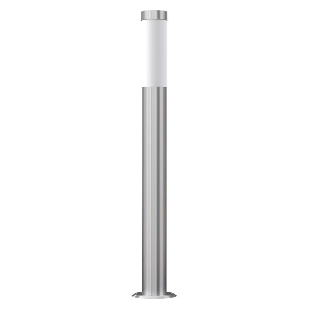 vidaXL Garden Lamp Set 3-piece Waterproof Stainless Steel - Silver