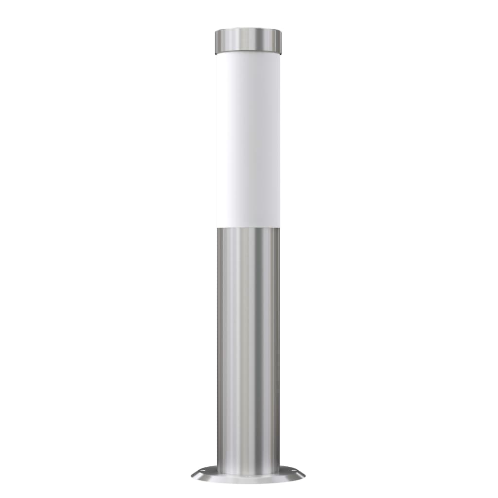 vidaXL Garden Lamp Set 3-piece Waterproof Stainless Steel - Silver