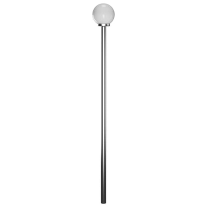 vidaXL Garden Lamp Post 2 Lamps 220 cm - White