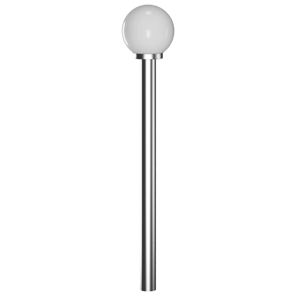 vidaXL Garden Lamp Post 1 Lamp 110cm - White