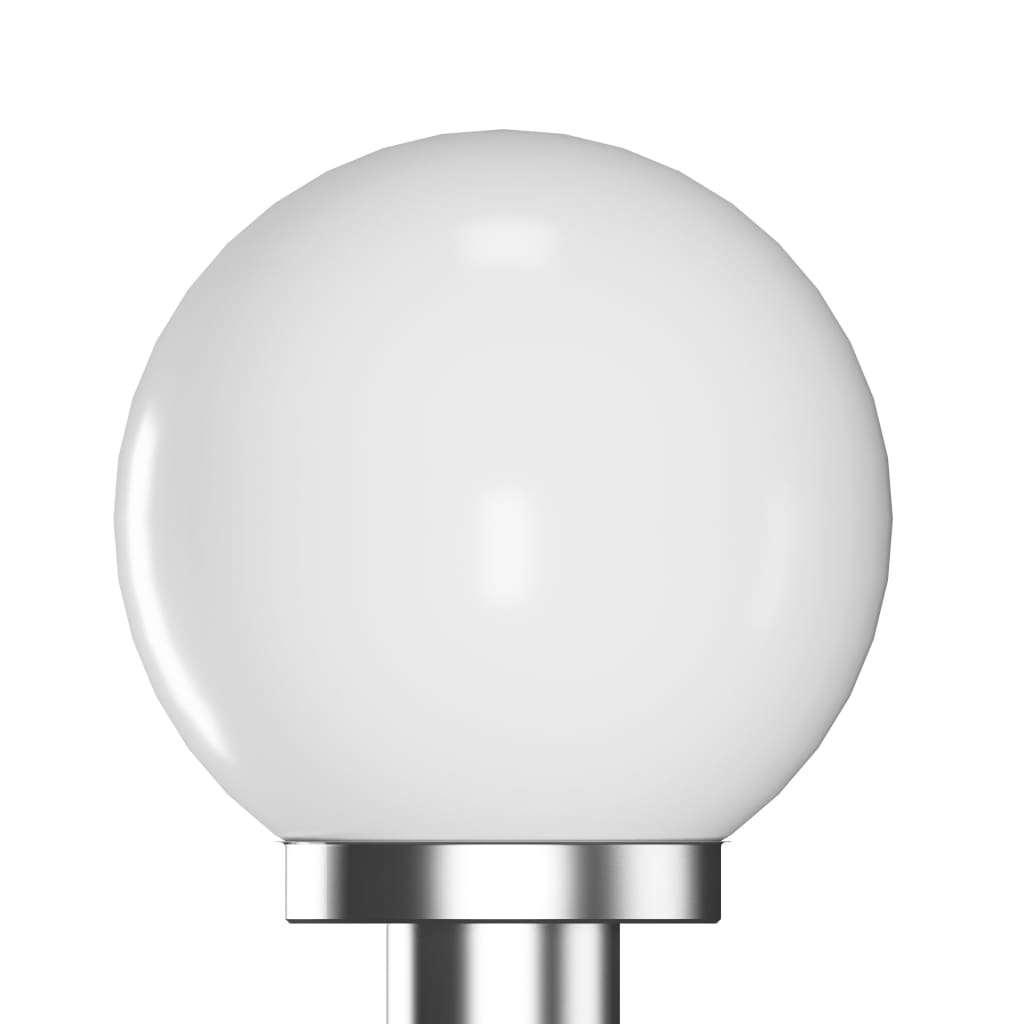 vidaXL Garden Lamp Post 1 Lamp 110cm - White