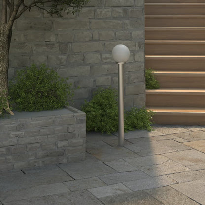 vidaXL Garden Lamp Post 1 Lamp 110cm - White
