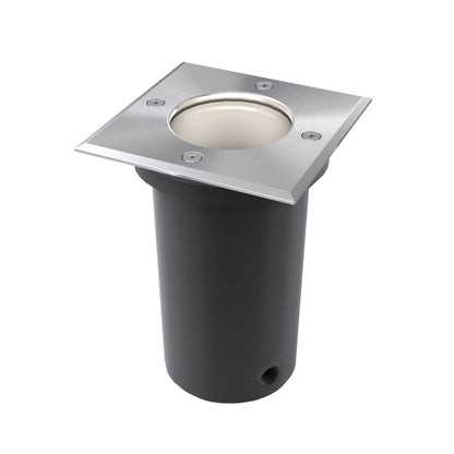 vidaXL Outdoor Ground Lights 3 pcs Square - Black