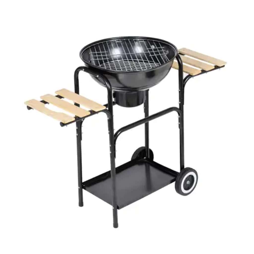 vidaXL Charcoal Kettle Barbecue Louisiana - Black