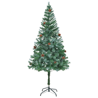 vidaXL Artificial Christmas Tree with Pinecones 180 cm - Green - 180 x 90 cm