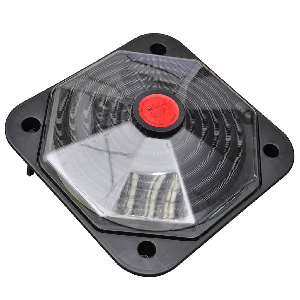 vidaXL Pool Solar Heater - Black - 71.5 x 71.5 cm