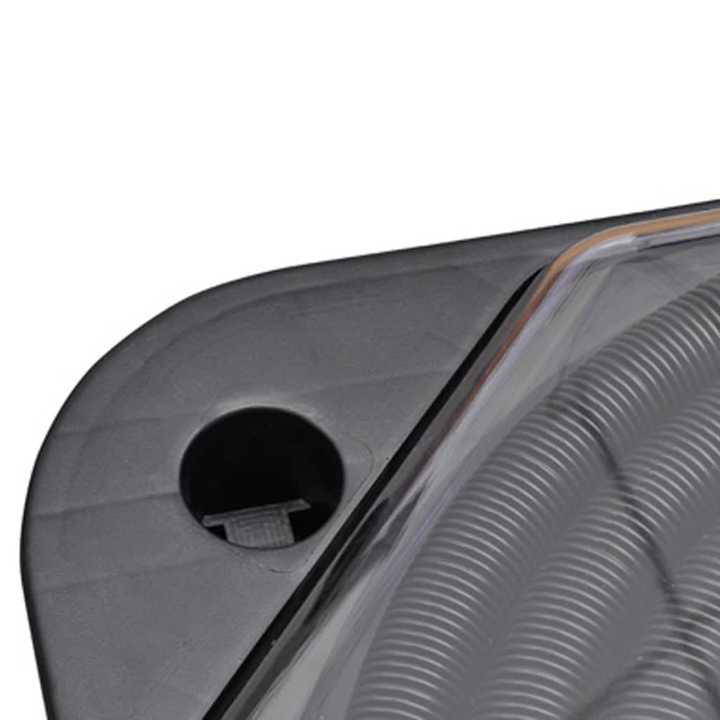 vidaXL Pool Solar Heater - Black - 71.5 x 71.5 cm