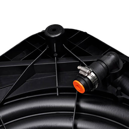 vidaXL Pool Solar Heater - Black - 71.5 x 71.5 cm
