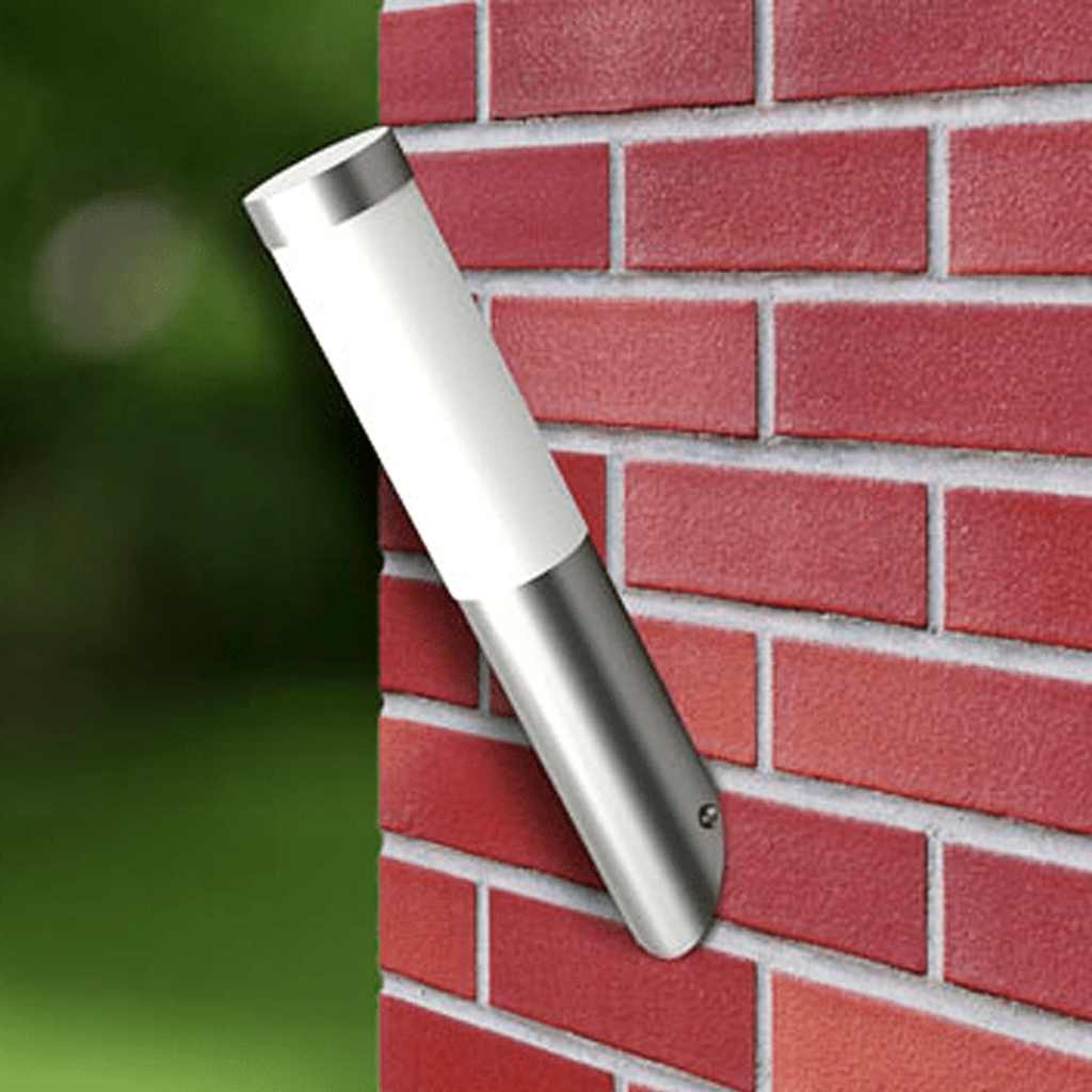 vidaXL Outdoor Wall Lights 2 pcs Stainless Steel - Silver
