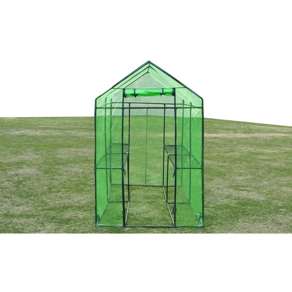 vidaXL Greenhouse Steel XL - Green