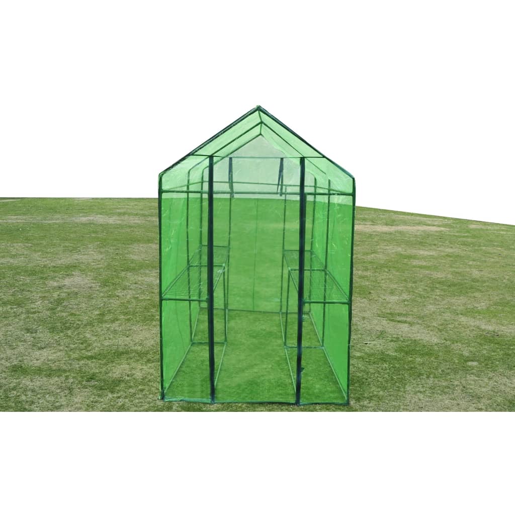 vidaXL Greenhouse Steel XL - Green