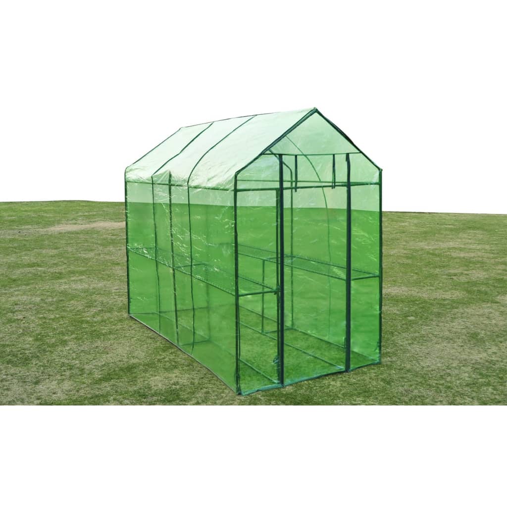 vidaXL Greenhouse Steel XL - Green