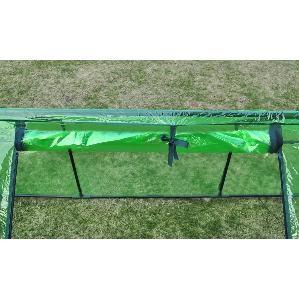 vidaXL Greenhouse with 3 Doors - Green
