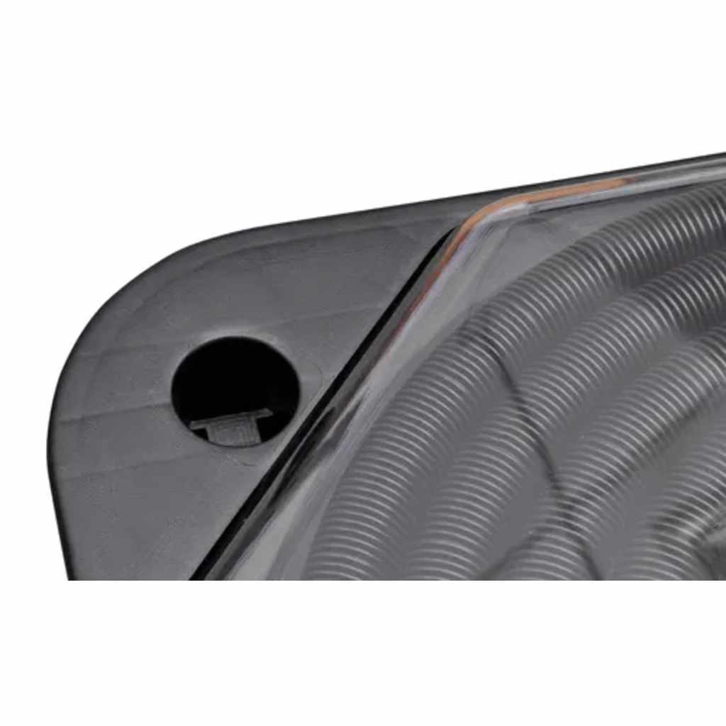 Solar Pool Heater 735 W Set of 5 - Black - 71.5 x 71.5 cm