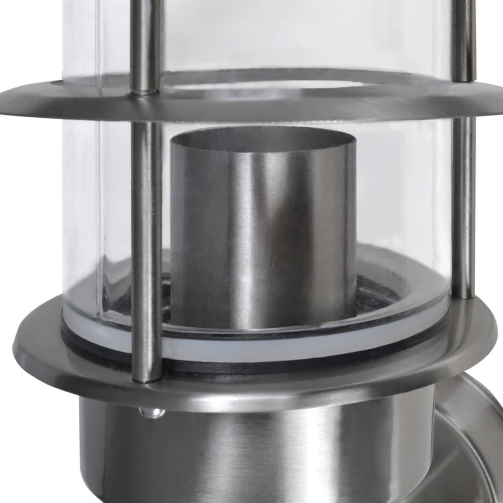 Patio Wall Light Lamp Stainless Steel - Silver