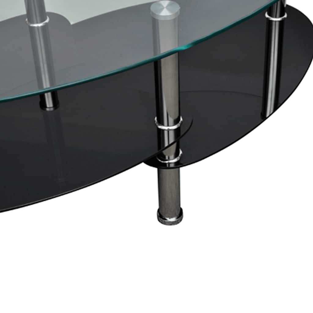 vidaXL Coffee Table with Exclusive Design Black - 90 x 45 x 43 cm