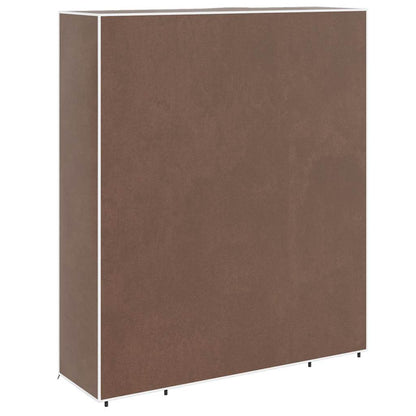 vidaXL Fabric Wardrobe with Compartments and Rods 45x150x176 cm Brown
