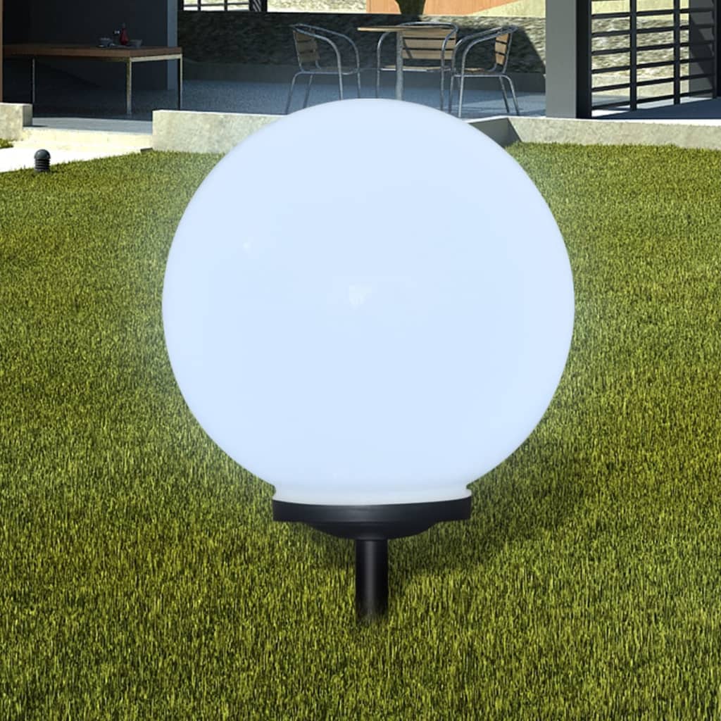 40866 vidaXL Outdoor Pathway Lamp LED 40 cm with Ground Spike - White
