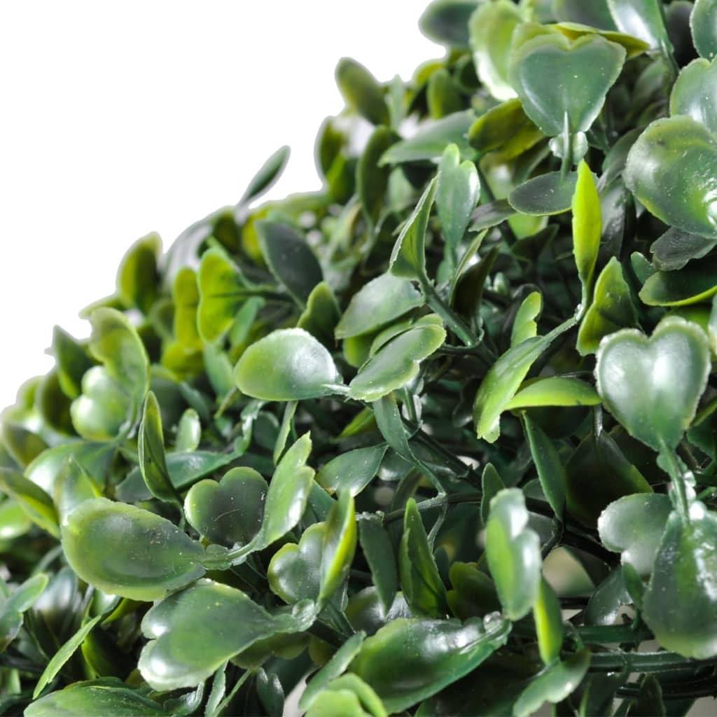 Boxwood Ball Artificial Leaf Topiary Ball 35 cm Solar LED String 2 pcs - Mixed green - 35 x 35 x 35 cm