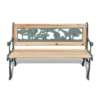 vidaXL Children Garden Bench 84 cm Wood - Brown