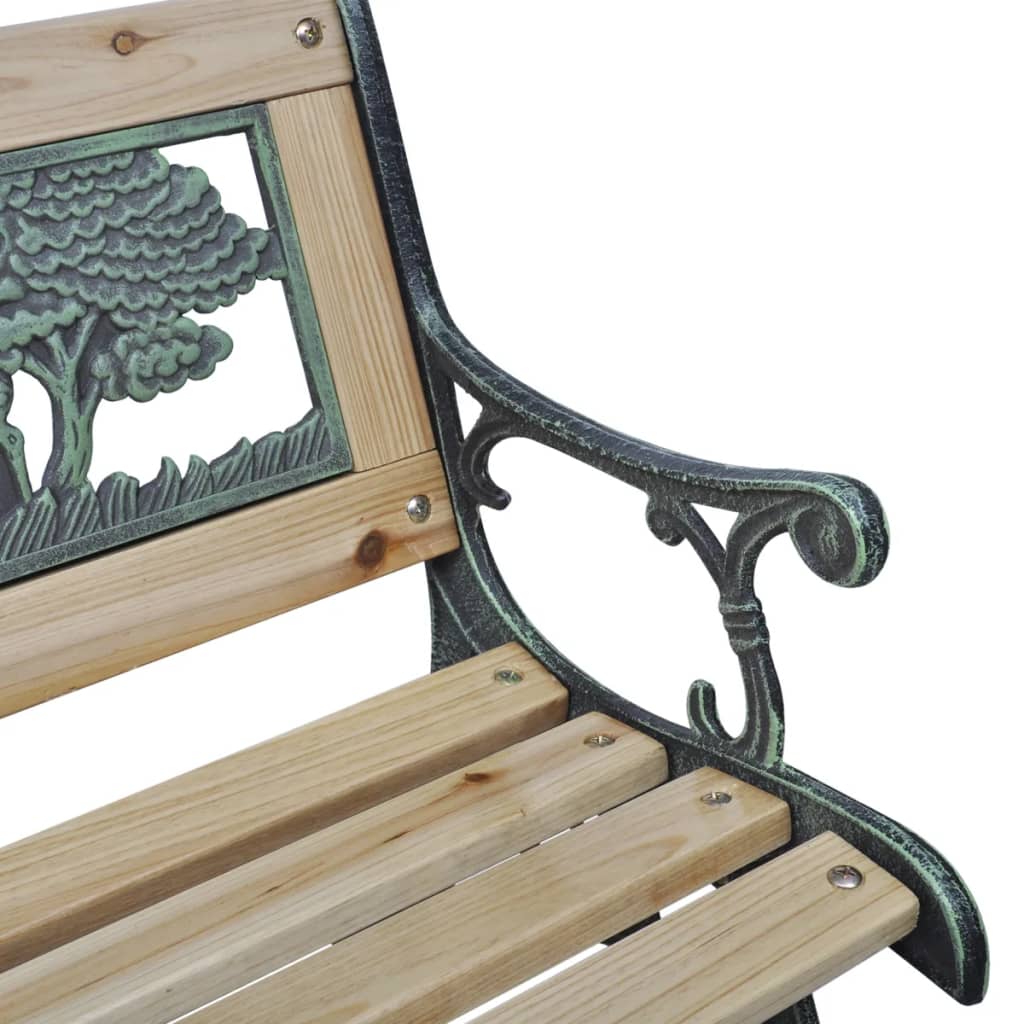 vidaXL Children Garden Bench 84 cm Wood - Brown