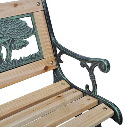 vidaXL Children Garden Bench 84 cm Wood - Brown