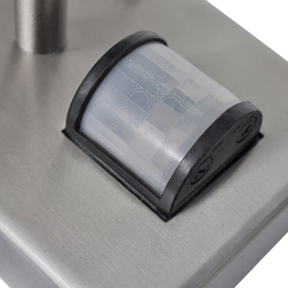 Wall Lamp Stainless Steel Pagoda Shape with Sensor - Silver