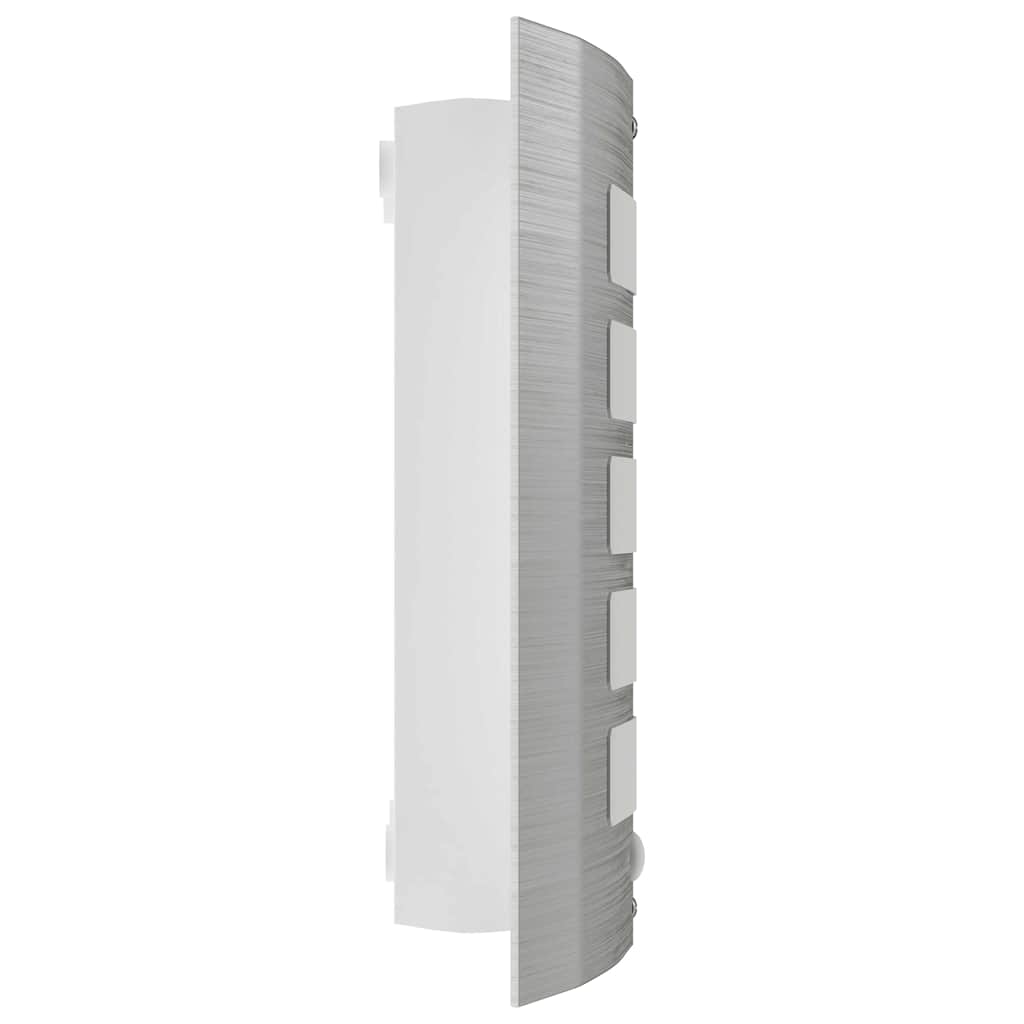 Wall Lamp Stainless Steel with Motion Sensor - Silver