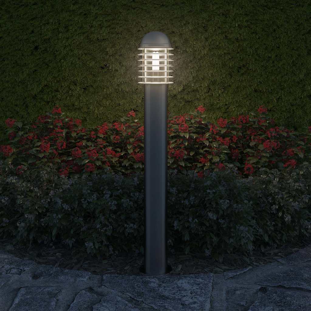 vidaXL Garden Light | Stainless steel | Stainless steel, PC | Standard | Durable - Silver