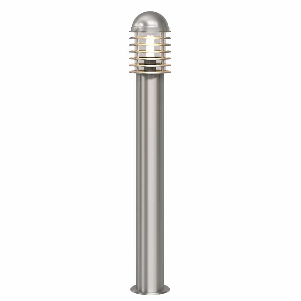 vidaXL Garden Light | Stainless steel | Stainless steel, PC | Standard | Durable - Silver