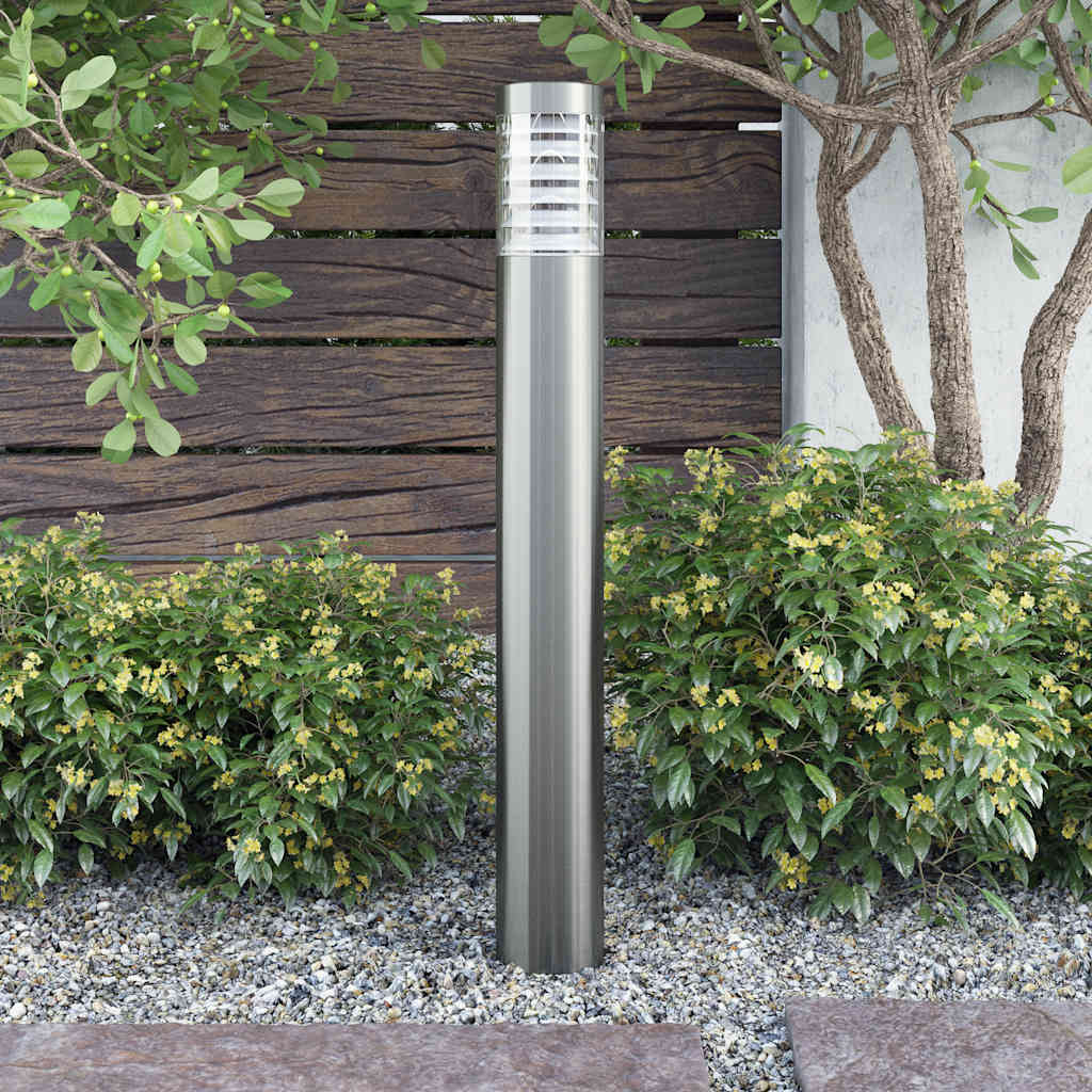 vidaXL Garden Light | Stainless steel | Stainless steel, PC | Standard | Durable - Silver