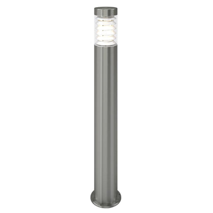 Outdoor Post Lamp Standing Floor Lamp Stainless Steel - Silver