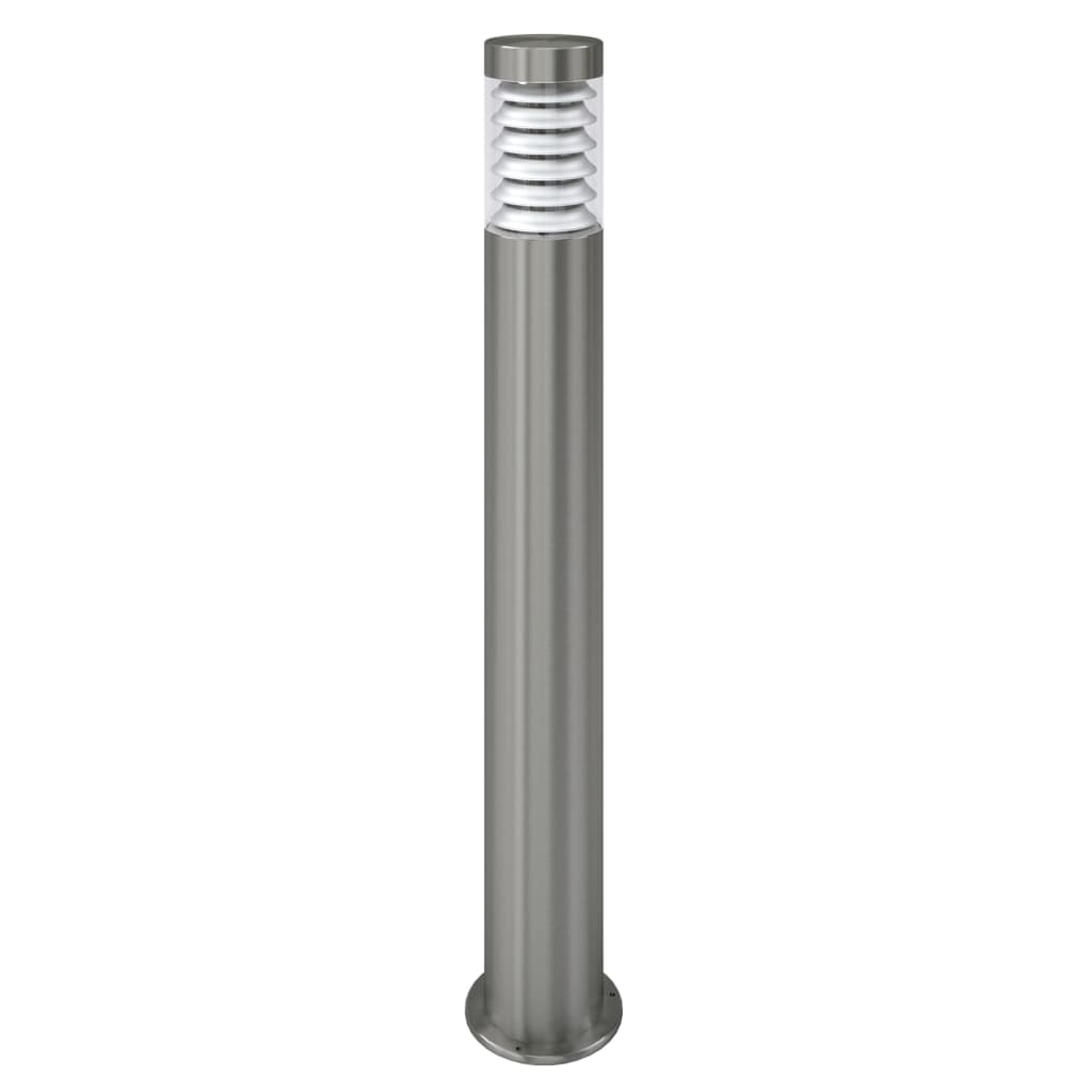 Outdoor Post Lamp Standing Floor Lamp Stainless Steel - Silver