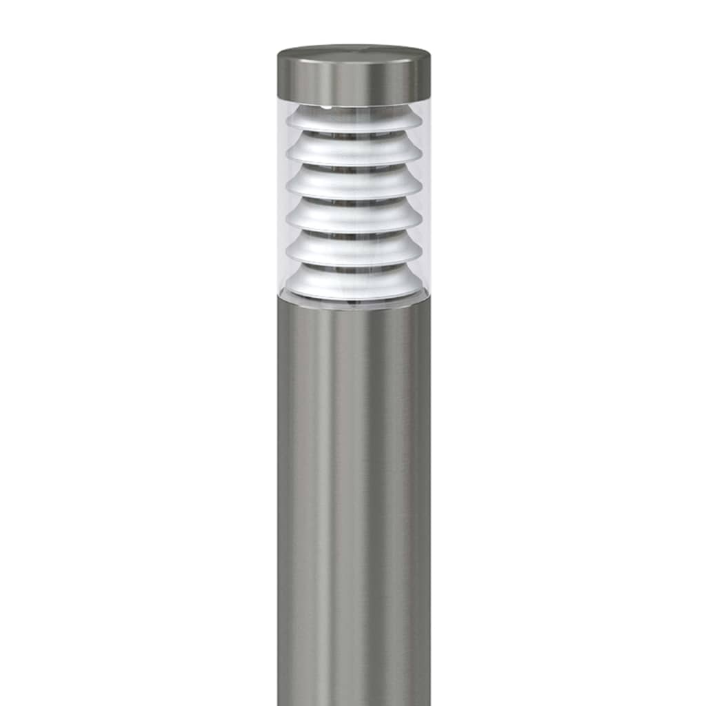 Outdoor Post Lamp Standing Floor Lamp Stainless Steel - Silver
